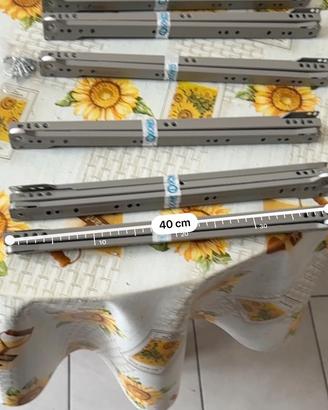 Guide per cassetti 20 pezzi scorrevoli