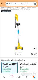Pulisci fughe, spazzola elettrica rimuovi erbacce