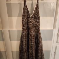 abito in seta scollo americana