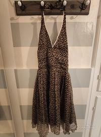 abito in seta scollo americana