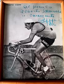 Foto autografata di Fausto Coppi