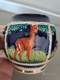 Tazza Vintage in bassorilievo 