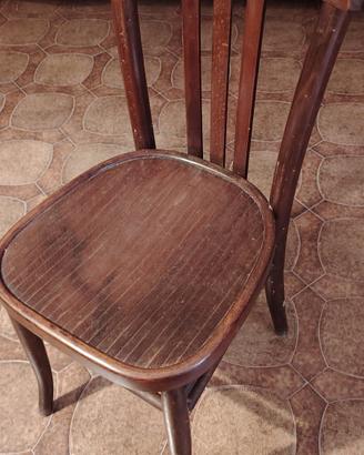 sedia in legno anni 60/70