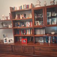 libreria in noce nazionale 
