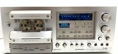 PIONEER CT-F 1250 - TAPE DECK - BLUE LINE ( TOP)