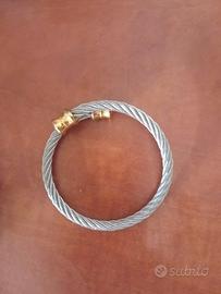 bracciale in acciaio intrecciato 
