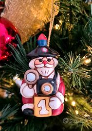 Statuina Thun Babbo Natale Carabiniere RIS