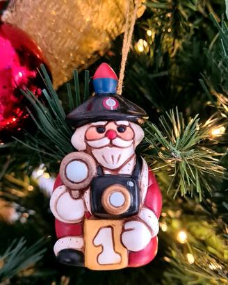 Statuina Thun Babbo Natale Carabiniere RIS