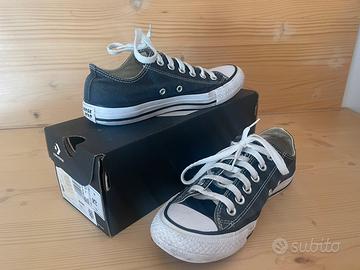 Converse basse nere tg 37