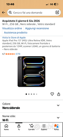 iPad 13 pro come nuovo
