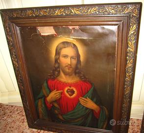 Stampa immagine di gesù - antico , cornice antico