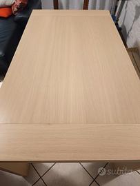 tavolo allungabile rovere naturale 