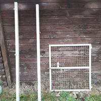 Cancellino in ferro con montanti nuovo