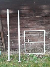 Cancellino in ferro con montanti nuovo