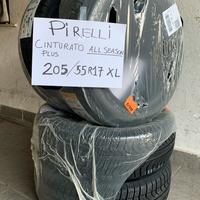 N.4 Gomme PIRELLI Cinturato, 4 STAGIONI, 205/55R17