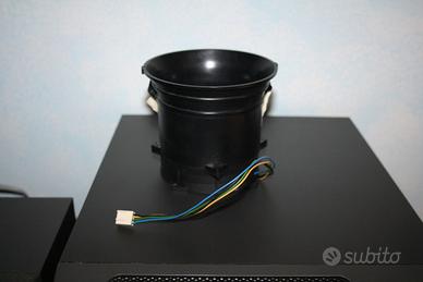 Ventola cpu 8,5 cm + dissipatore aria conico in pl