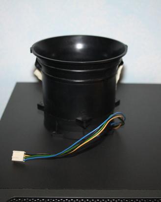Ventola cpu 8,5 cm + dissipatore aria conico in pl