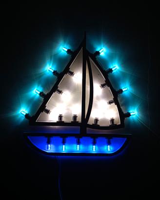 luminaria salentina barca a vela 