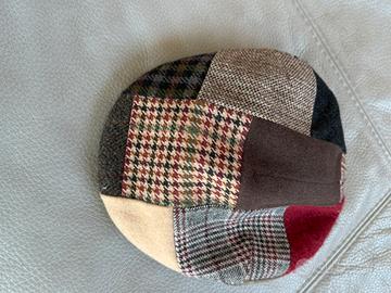 Cappello uomo Guerra 1855 patchwork lana – vintage