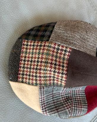 Cappello uomo Guerra 1855 patchwork lana – vintage