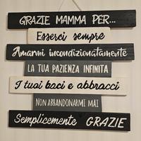 pannello decorativo legno personalizzabile