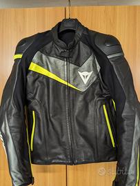 Giacca Dainese nero gialla Taglia 50 