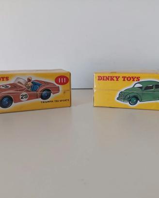 Dinky Toys 181 Volkswagen Beetle 111 Triumph tr2 S