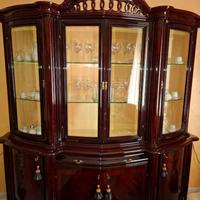 Camera da pranzo stile inglese piuma di mogano