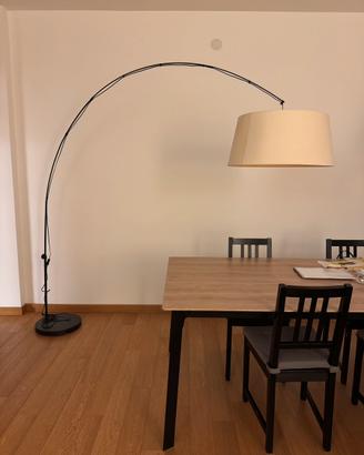 Lampada ad arco Ikea Regolit - paralume premium
