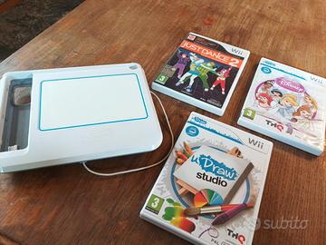 Nintendo Wii uDraw GameTablet + 3 giochi originali