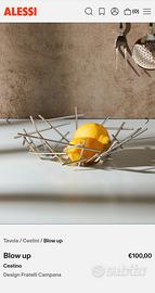 Alessi blow up cesto