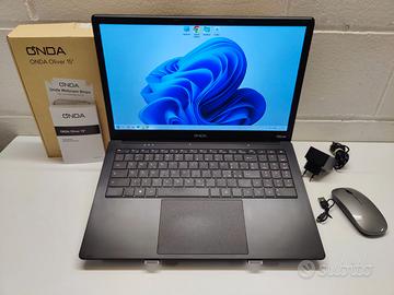 Notebook Intel Quad Core SSD 256GB Ram 8GB FHD 15