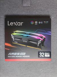 RAM DDR5 Lexar ARES RGB 32GB (2x16) 6400MT/s CL32