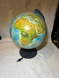 Mappamondo luminoso