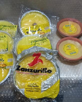 12 candele citronella varie