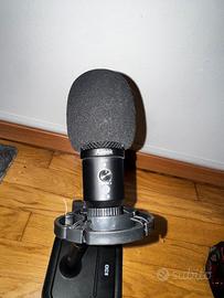 📌 Microfono USB Aveek – Con Supporto da Tavolo KK