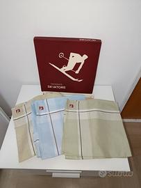 Set 12 fazzoletti cotone uomo 45x45cm Skiatore
