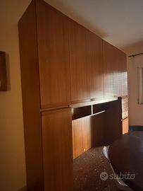 Armadio a ponte + letto