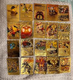 Carte gold Pokemon