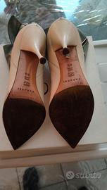 Tronchetti donna CASADEI in pelle e camoscio.