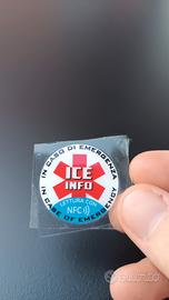 tag NFC in caso di emergenza ICE