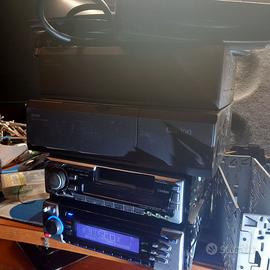 N° 2 autoradio Clarion + n° 2 changer + cablaggio