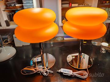 Lampade stile vintage arancio