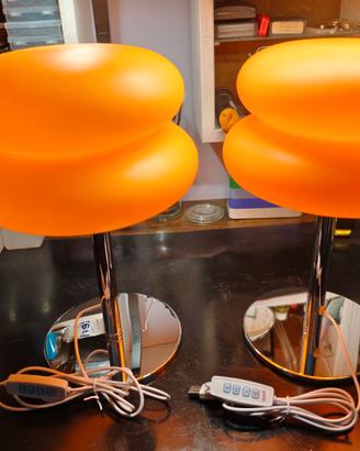 Lampade stile vintage arancio