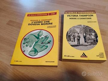 Libri "Il Giallo Mondadori" 2 pezzi