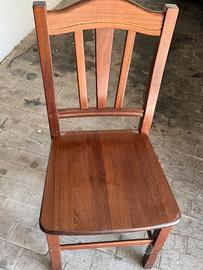 Sedie in legno