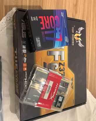 Z370 tuf gaming + i7 8700k + 16GB RAM 3600mhz c17