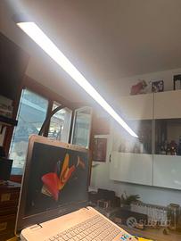 Lampada LED Scrivania e Banco Lavoro 80cm Morsetto