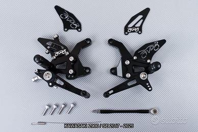 Pedane arretrate KAWASAKI Z900 / SE 2017 - 2025