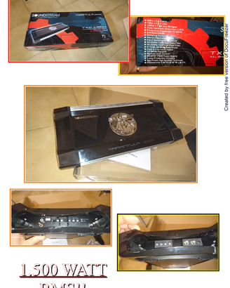 Amplificatore Soundstream (USA) Tarantola T1500